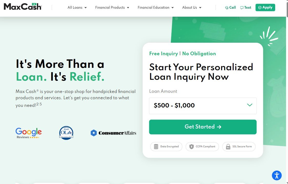 Top 6 Lenders for a 520 Credit Score Personal Loan in 2026 Max Cash – maxcash.com