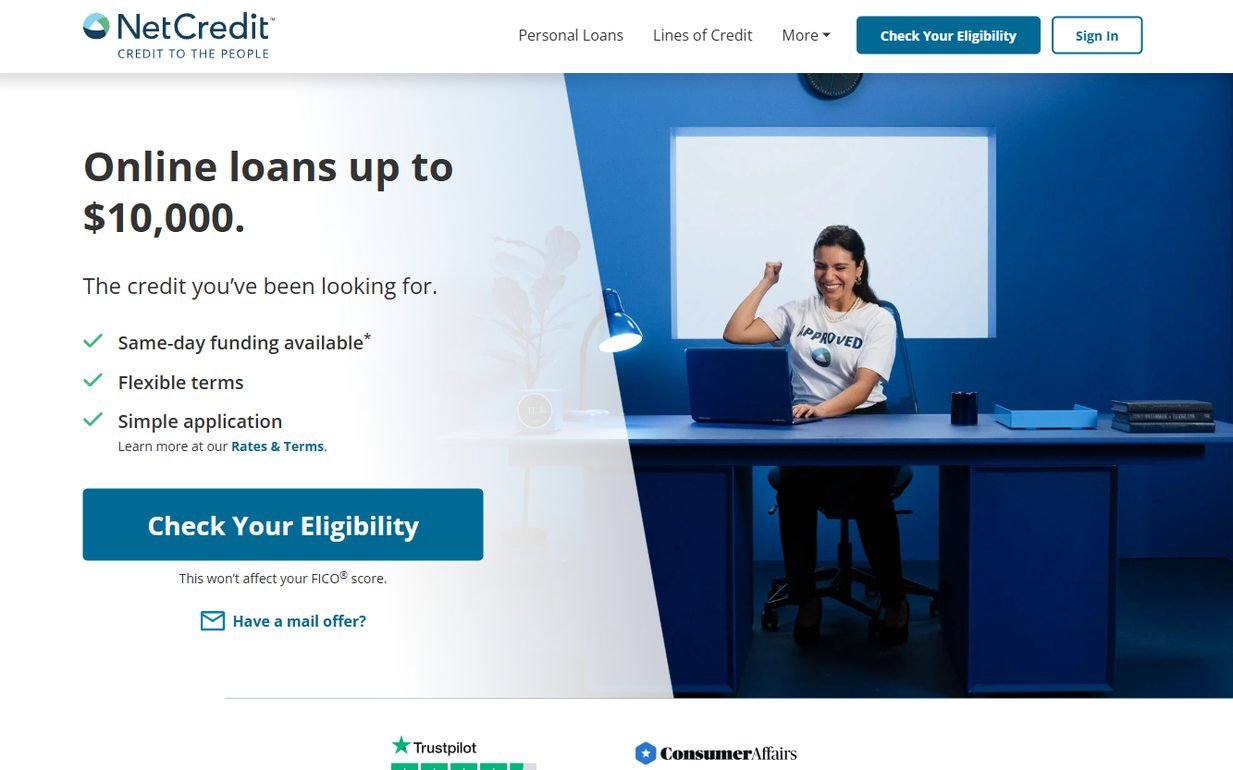 Top 6 Lenders for a 520 Credit Score Personal Loan in 2026 NetCredit – netcredit.com