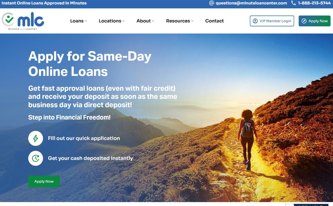 Top 6 Lenders for Emergency Loans for Bad Credit in 2026 Minute Loan Center – minuteloancenter.com