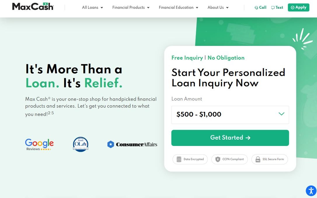 Top 5 Best Personal Loans for a 550 Credit Score in 2026 Max Cash – maxcash.com