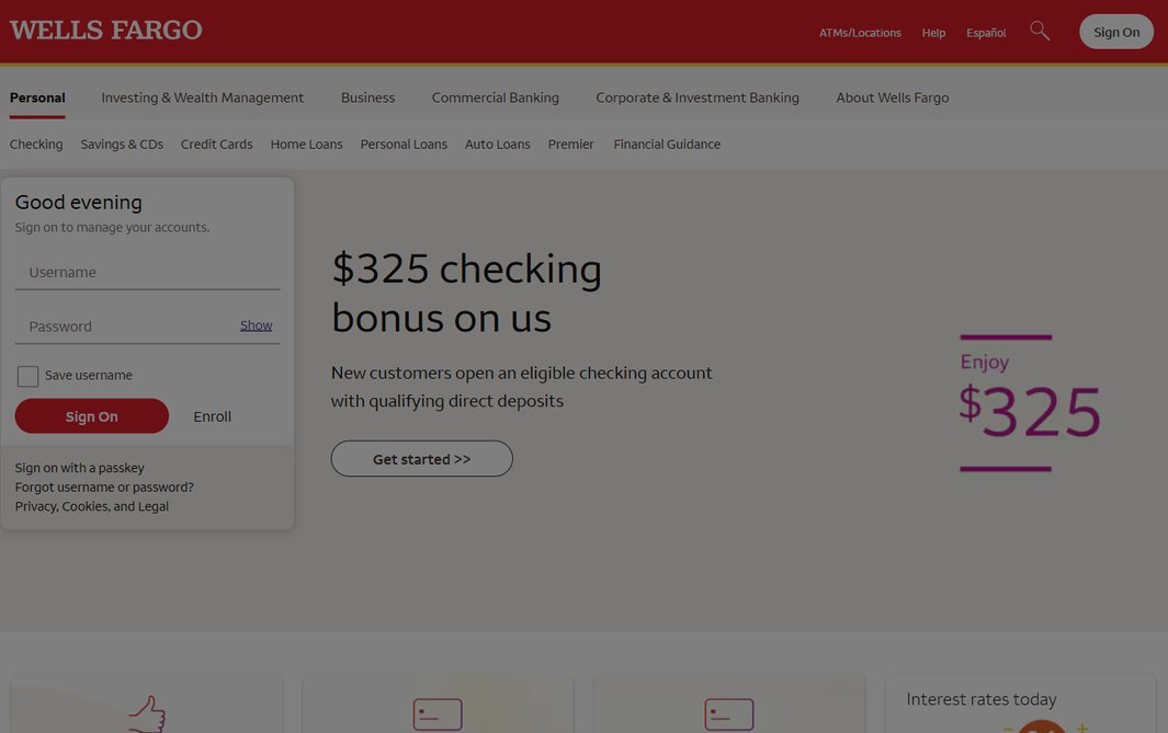 Wells Fargo – wellsfargo.com
